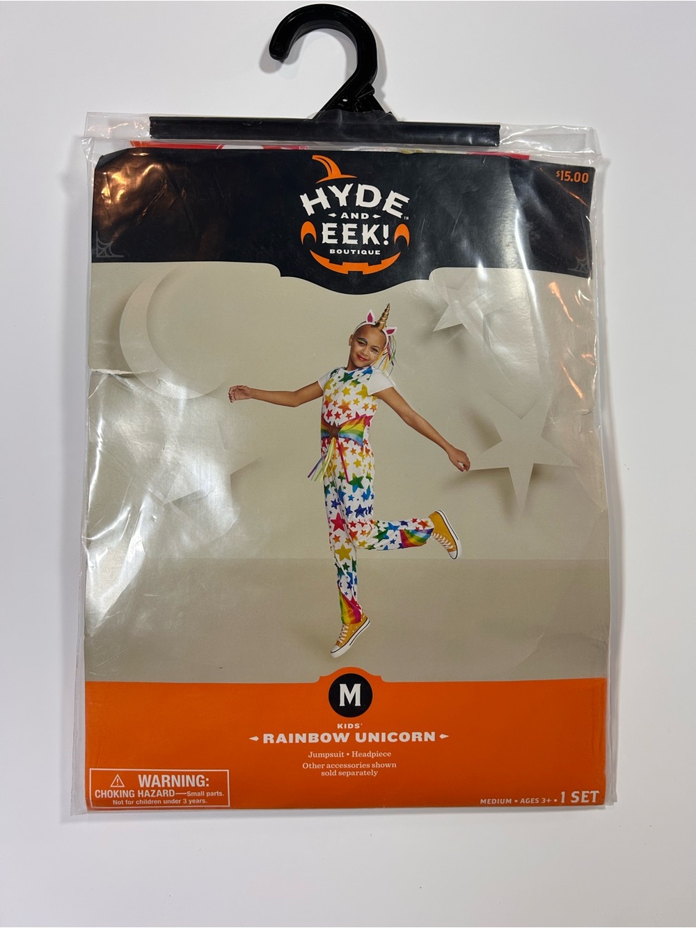 Hyde & Eek Rainbow Unicorn Kids Halloween Costume Medium 8 NIP